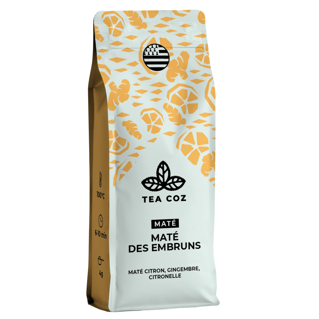 MATÉ DES EMBRUNS - Citron - Gingembre 80g 3760247150995