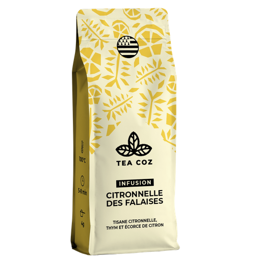 [AT355034] CITRONNELLE DES FALAISES - Tisane citronnelle, thym et écorce de citron 40g 3760243550348